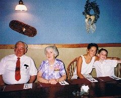 Alice & Gordon Bennett; Katherine (Kat) McDougal Wheeler McCandless; Ben Dorrough; 50th Anniversary Party